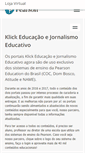 Mobile Screenshot of klickeducacao.com.br